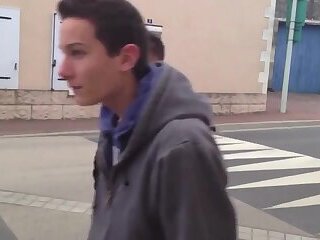 Extra - Foreign YT Nudity - .(or french guy lost bet and strip nude on the street